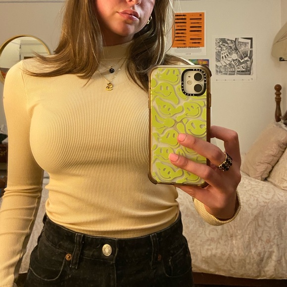 Cream Ribbed Longsleeve - Picture 2 of 3